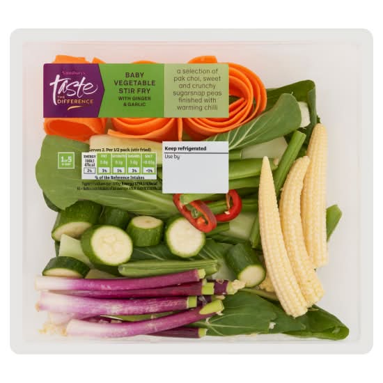 Sainsbury's Baby Vegetable Stir Fry (220g)