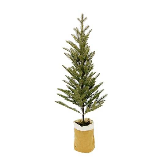 Ashland Unlit Pine Artificial Christmas Tree In Burlap Bag (36 in)