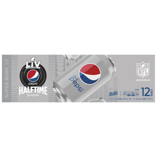 Order Pepsi Cola Diet Soda Classic Cans (12 oz x 12 ct) food online from Rite Aid store, Shawnee on bringmethat.com