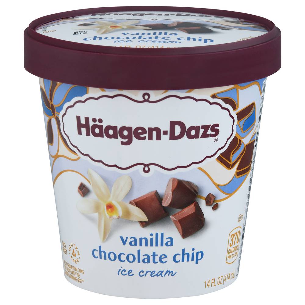 Häagen-Dazs Ice Cream, Vanilla-Chocolate Chip (14 fl oz)