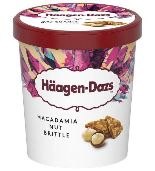 Häagen-dazs glace vanille noix de macadamia