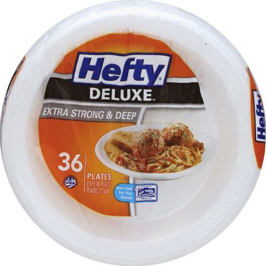 Hefty Deluxe Extra Strong & Deep Plates (36 ct)