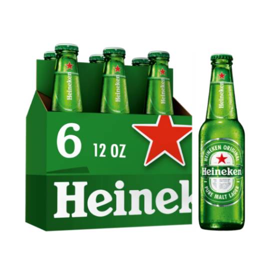 Heineken Lager 6pk Bottle 12oz