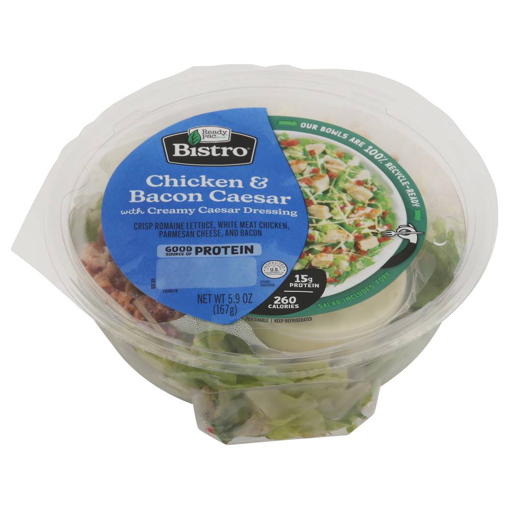 READY PAC SALADS Chicken & Bacon Caesar Sala (5.9 oz)