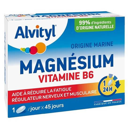 Alvityl Magnésium Vitamine B6 45 Comprimés