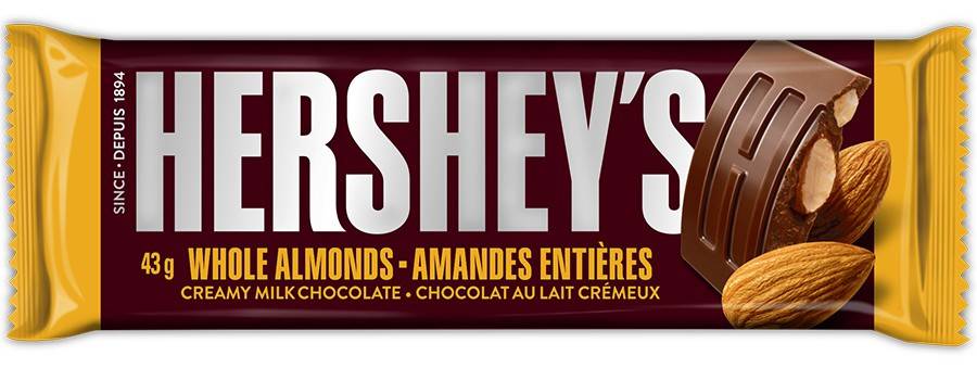 Hershey's Chocolate With Whole Almonds (43 g)