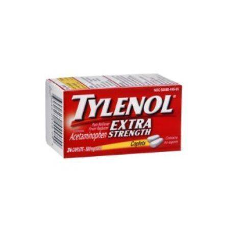 Tylenol Extra Strength Caplets 24 Count