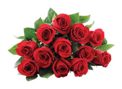 Red Rose Bouquet 12 Stem - Each
