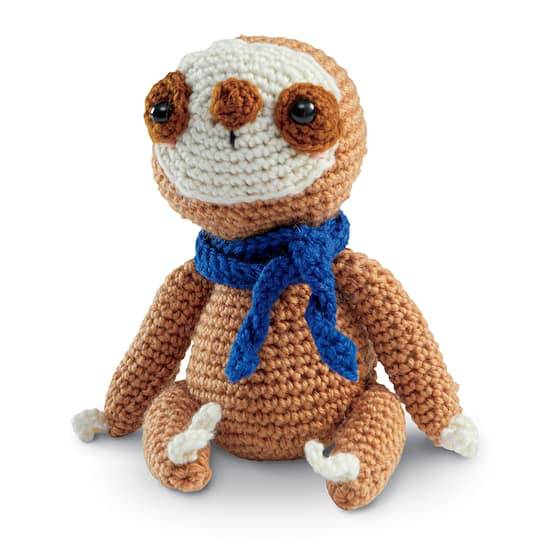 Loops & Threads Intermediate Sloth Amigurumi Crochet Kit