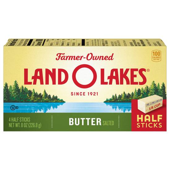 Land O Lakes Salted Butter Half Sticks (4 ct)
