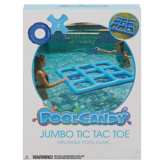 Pool Candy Jumbo Tic Tac Toe Inflatable Pool Game