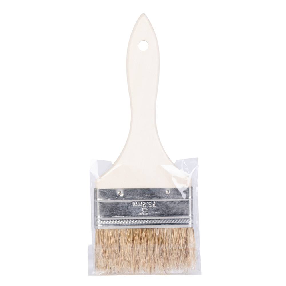 Project Source 3-in Natural Bristle Flat Paint Brush (Chip Brush) | 2200530