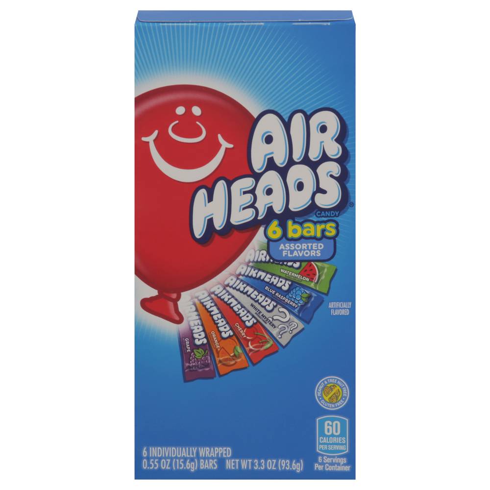 Airheads Assorted Flavors Chewy Candy Bar (3.3 oz)