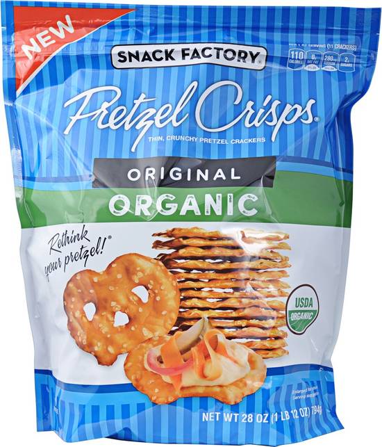 Snack Factory Organic Pretzel Crisps (28 oz)