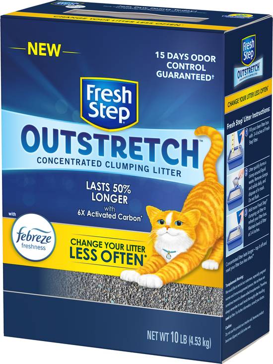 Fresh Step Outstretch Febreeze Scented Cat Litter (10 lb)