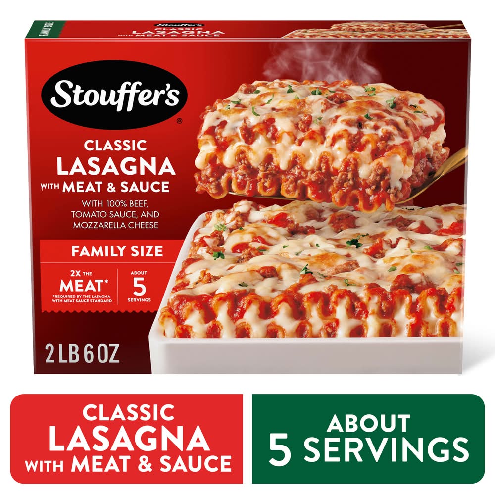 Stouffer's Lasagna With Meat & Sauce, Classic (38 oz)