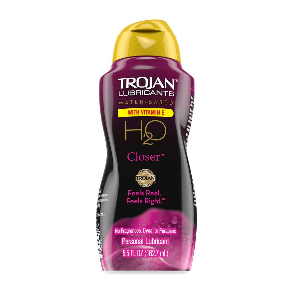 Trojan Water Based H2o Closer Personal Lubricant (5.5 fl oz)