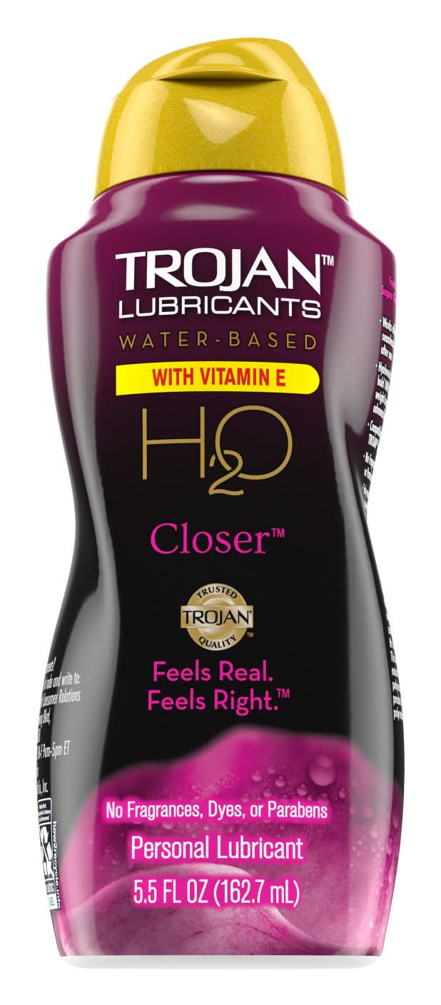 Trojan Water Based H2o Closer Personal Lubricant (5.5 fl oz)