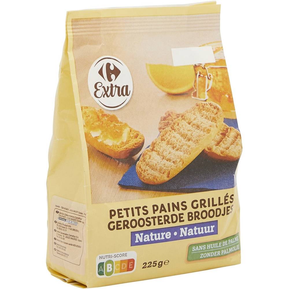 Carrefour Extra - Petits pains grillés nature