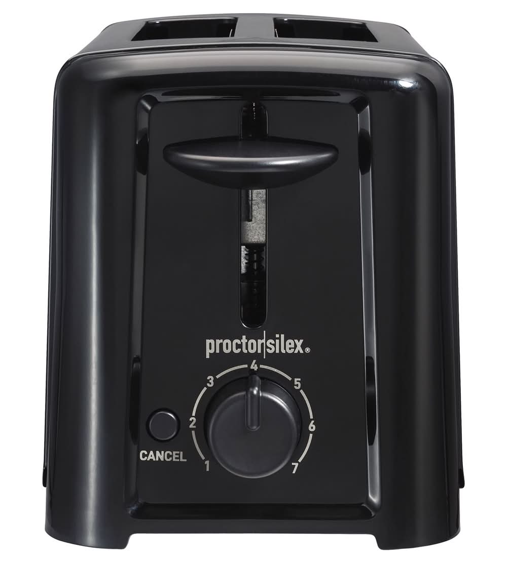 Hamilton Beach Proctor Silex Plastic Black 2 Slot Toaster 6.2 In. H X 5.3 In. W X 10.3 In. D