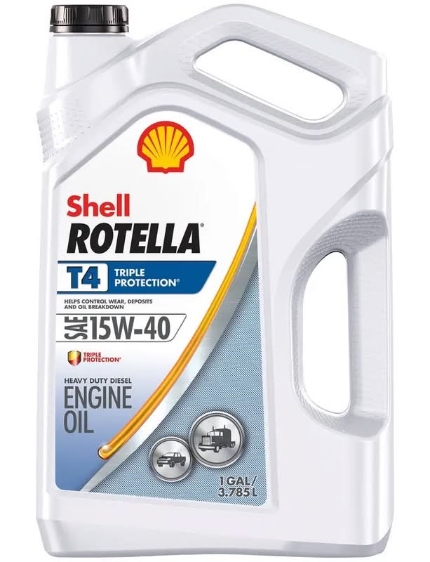 Shell Rotella T4 Triple Protection 15W-40 Diesel Motor Oil
