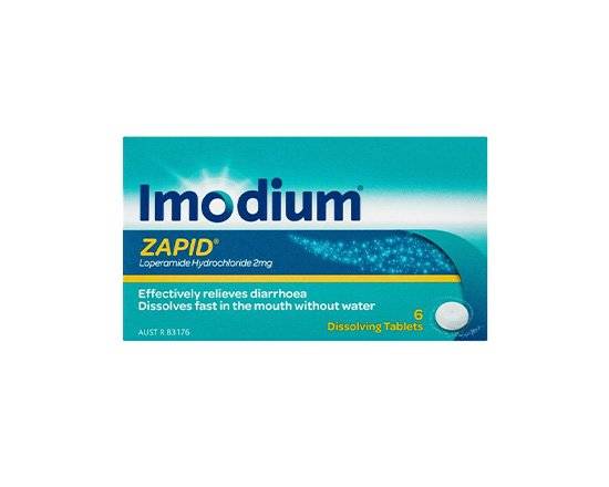 Imodium Zapid 2mg 6pk