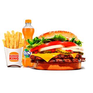 Whopper® Doble Con Queso