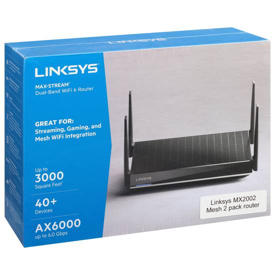 Linksys Max-Stream Dual-Band Wifi 6 Router