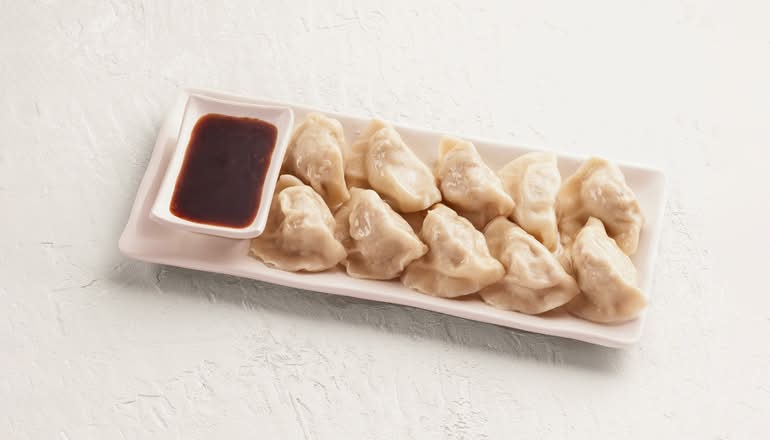 34. Boiled Pork Dumplings 豬肉水餃 (10)