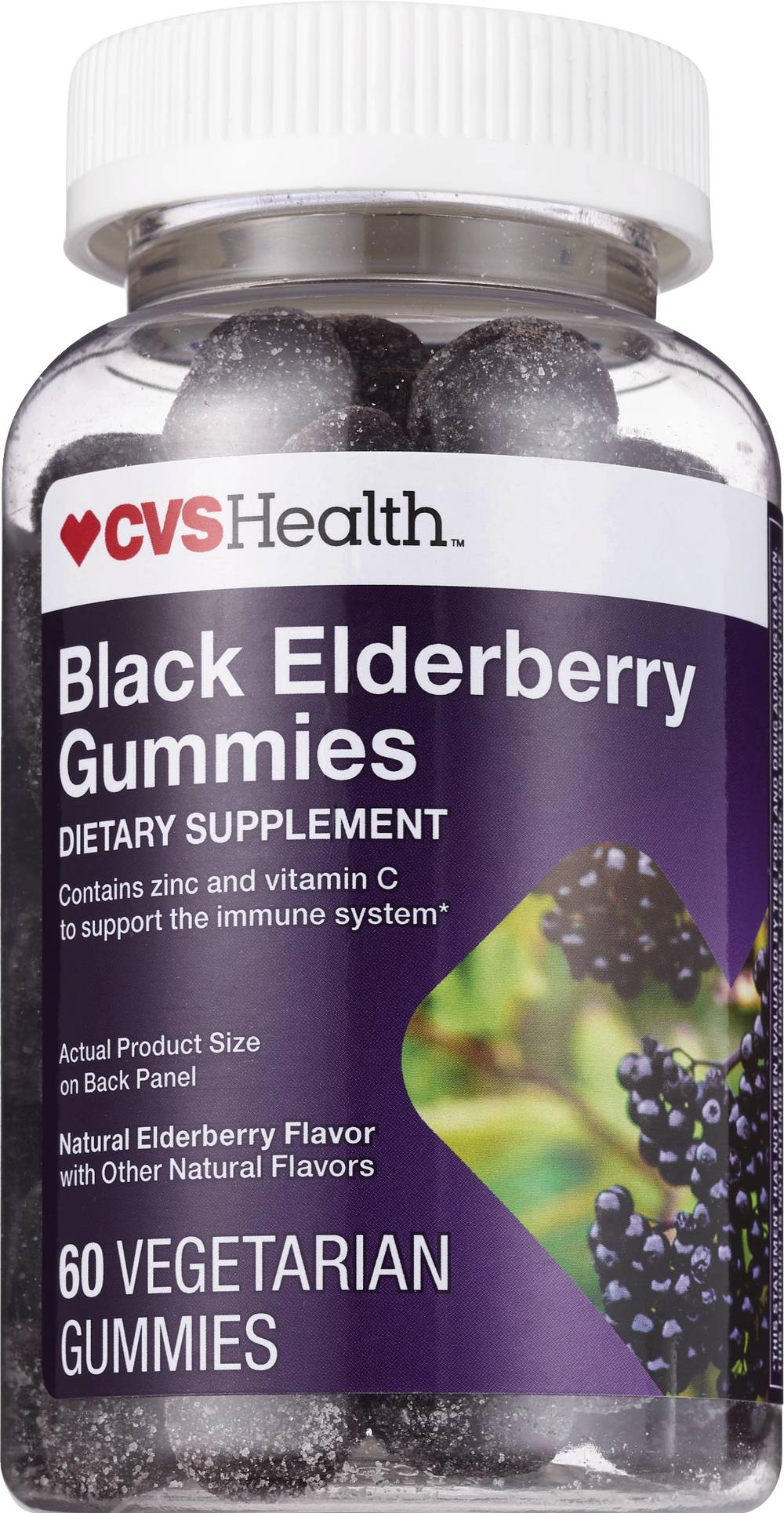 Cvs Health Black Elderberry Gummies, 60 Ct