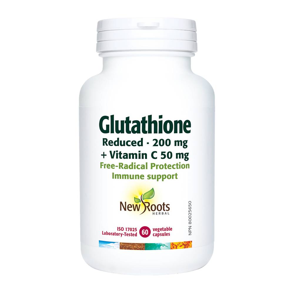 New Roots Herbal Glutathione Vegetable Capsules 200 mg (60 units)
