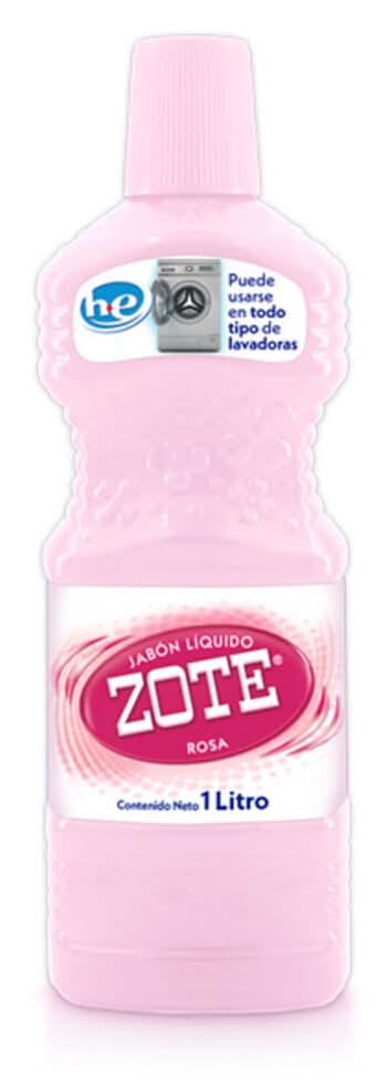 Zote · Jabón líquido, rosa (1 L)