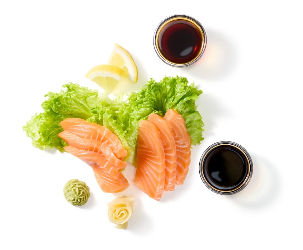 Sashimi Sampler - Salmon with Cucumber