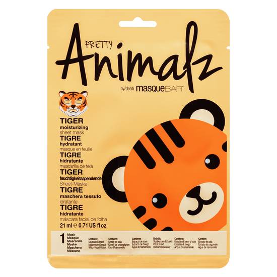Masque Bar Animalz Tiger Sheet Mask