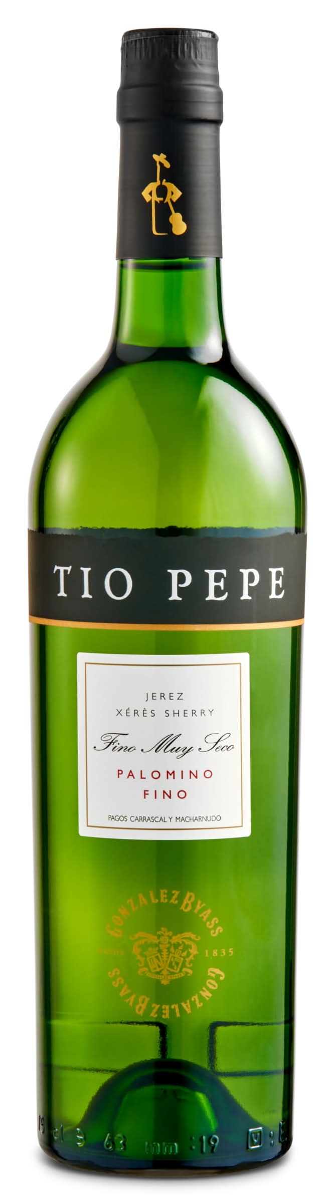 Vino Fino Seco D.O. Jerez Tío Pepe Botella 75 Cl