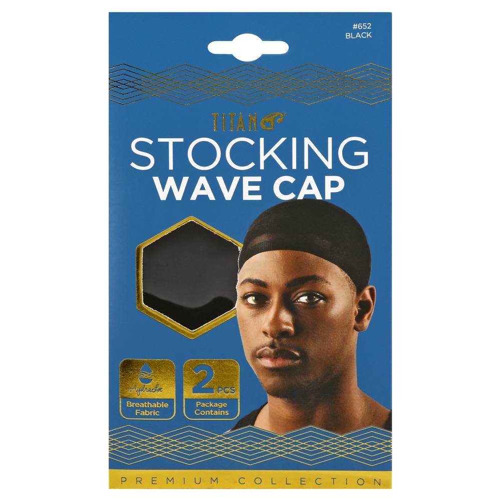 Titan Black Wave Stocking Cap (0.64 oz)