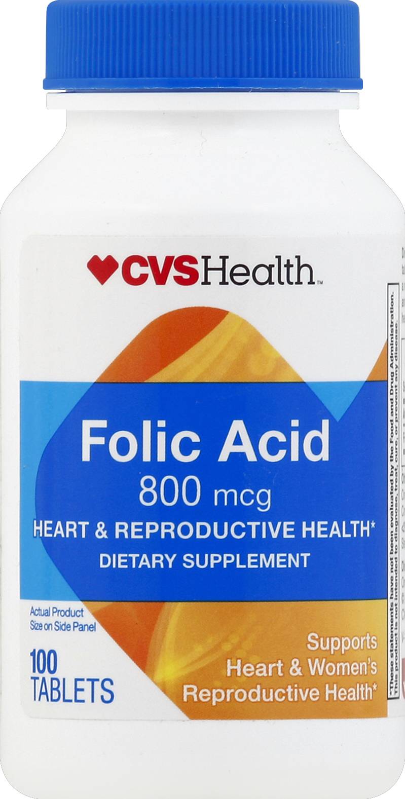 CVS Health Folic Acid 800 Mcg (100 ct)