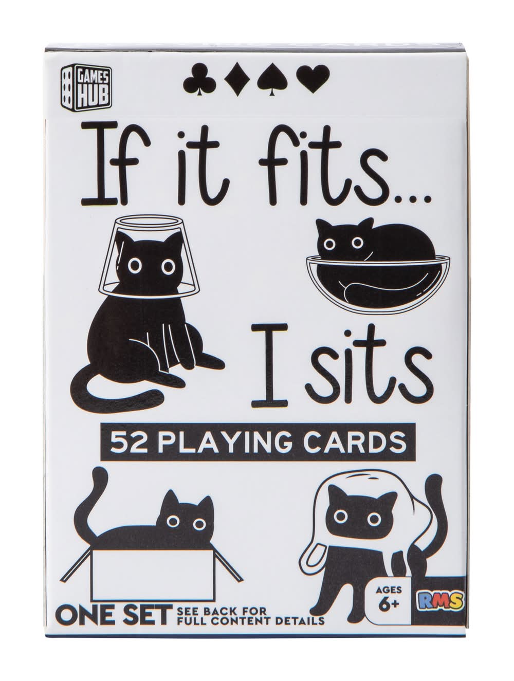 Jokes Playing Cards 52-Count If it fits I sits