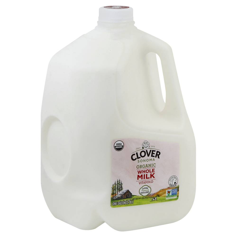 Clover Organic Vitamin D Whole Milk