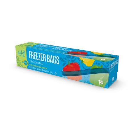 24/7 Life Freezer Bags Gal 14ct