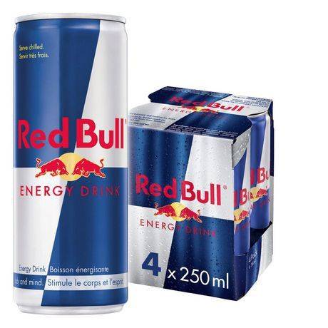 Red Bull Energy Drink (4 ct, 250 ml)