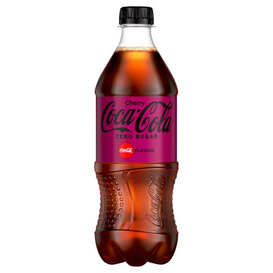 Coca-Cola Zero Sugar Soda (20 fl oz) (cherry)
