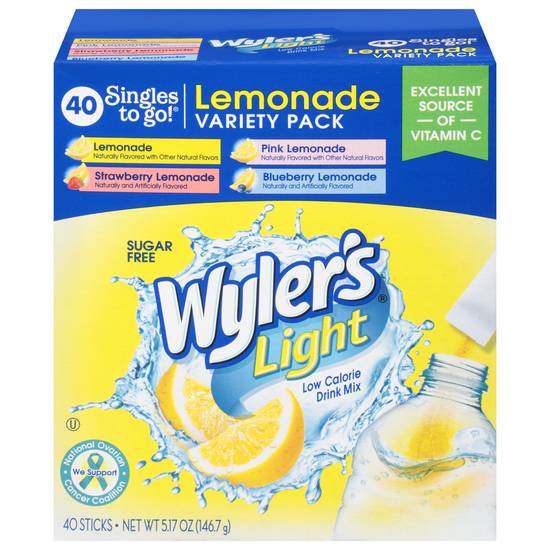 Wyler's Light Assorted Drink Mix (40 ct, 5.17 oz)