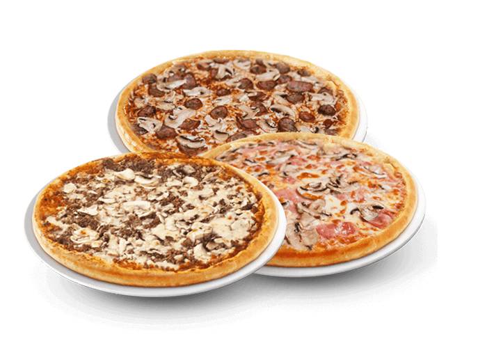 Menu 3 Pizzas🍕🍕🍕