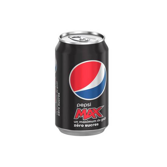 Pepsi max canette 33cl