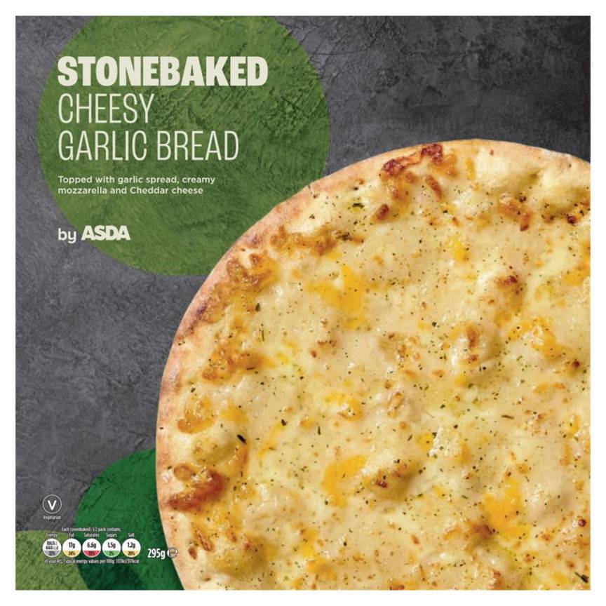 Frozen ASDA Stonebaked Cheesy Garlic Bread 295g