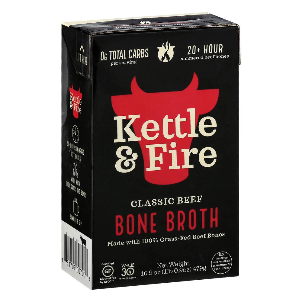 Kettle & Fire Classic Beef Bone Broth (1.06 lbs)