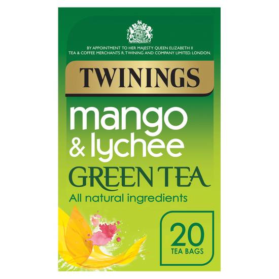 Twinings Mango & Lychee Green Tea, 20 Tea Bags