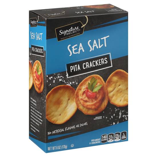 Signature Select Sea Salt Pita Crackers (6 oz)