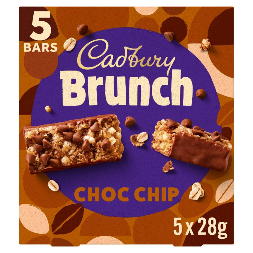 Cadbury Choc Chip Brunch Bar (5 pack)